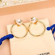ルイヴィトン 偽物 ピアス・LV エクリプス パール M01237