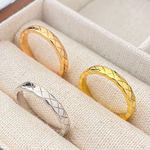 シャネル 偽物 18K ゴールドミニリング 送料込 shu32386