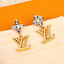ルイヴィトン スーパーコピー LVロゴ＆フラワー ピアス M0128