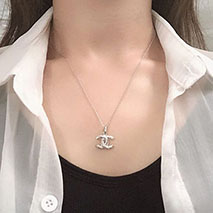 シャネル コピー CCロゴ ネックレス・ペンダント シルバー shg58238