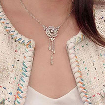 シャネル スーパーコピー ゴージャスな輝き Cameliaネックレス shy66026