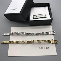グッチ スーパーコピー インターロッキングG　シルバーブレスレット guh70479