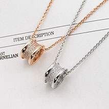 ブルガリ 偽物 ビーゼロワン 18K ダイヤモンド ビーゼロワン ネックレス Bub51373