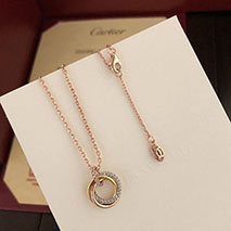 カルティエ 偽物 TRINITY ネックレス 18K ダイヤモンド kap60790