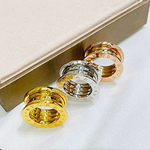 ブルガリ 偽物 【ビーゼロワン】18K ピンクゴールド リング Buk61054