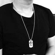 クロムハーツ 偽物 ネックレス ダガー シルバー Kul30363