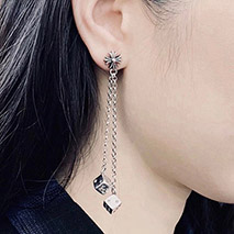 クロムハーツ コピー ピアス CH ダブル ダイス シルバー DOUBLE DICE Kuq79874