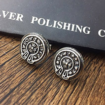 クロムハーツ コピー ピアス CH プラス クロスボール ピアス シルバー Kur15444