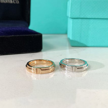 ティファニー スーパーコピー Tナローリング45mm 18k ゴールド Til24788