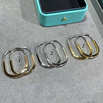 ティファニー スーパーコピー Lock ダイヤ付き ハングル ピアス 3色 Tio46356