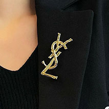 サンローラン 偽物 オピウム YSL クロコダイル ブローチ Sau06594