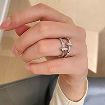 ティファニー 偽物 T1 Ring ティーワンリング 2.5mm Tiu29730