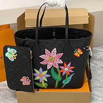 ルイヴィトン LV × YK コピー ネヴァーフル MM トートバッグ vus48369