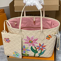 ルイヴィトン LV × YK ネヴァーフル MM コピー トートバッグ M21733