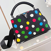 ルイヴィトン LV×YK カプシーヌ BB スーパーコピー ハンドバッグ ブラック vux76168