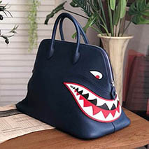 エルメス コピー ボリード シャーク 45cm ブルーニュイ ert71674