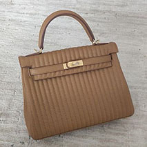 エルメス 偽物 ケリー Kelly25 トリコカラー 外縫いセリエ ナタ ern97340