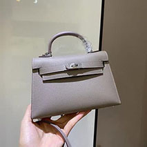 エルメス コピー N級 ケリーミニ2 カザック エプソン シルバー金具 he19012