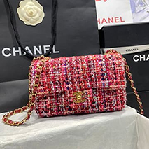 シャネル スーパーコピー ミニフラップバッグ ツイード sho86362
