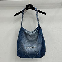 シャネル スーパーコピー 22 デニム ハンドバッグ トート shn02479