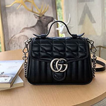 グッチ 偽物 ミニ トップハンドルバッグ GGマーモント gum35026