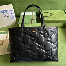 グッチ 偽物 キルティングGGレザー ミディアム トートバッグ gum49146