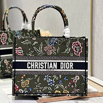ディオール 偽物 ブックトート Petites Fleurs ミディアムバッグ det52252