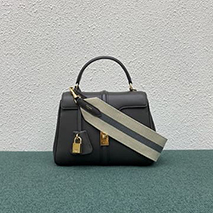 セリーヌ スーパーコピー 16（セーズ） ミディアム ショルダーバッグ ブラック①【3サイズ】 Cep96144