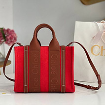 クロエ コピー ウッディ ミディアム キャンバストートバッグ chf58326