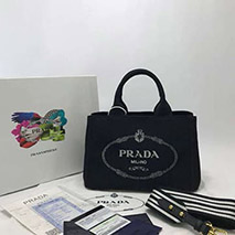 プラダ 偽物 カナパ x レザー トートバッグ / ショッピングバッグ 1BG439 pus76012