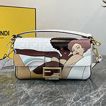 フェンディ スーパーコピー バゲット ミディアムファブリックバッグ fen90010