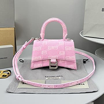 バレンシアガ コピー Hourglass Small BBモノグラム ハンドバッグ baw18573