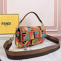 フェンディ 偽物 バゲット マルチカラーFFキャンバス バッグ 8BR600AHW7F18H2