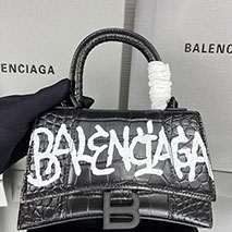 バレンシアガ スーパーコピー アワーグラスシェイプ Smallトップハンドルバッグ baq09864