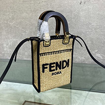 フェンディ スーパーコピー ミニショッパーバッグ ラフィア 8BS051AFQPF0VPJ