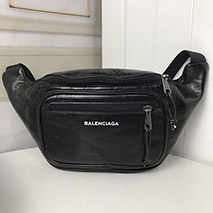 バレンシアガ スーパーコピー エクスプローラー ロゴ ベルトバッグ レザー bad09034