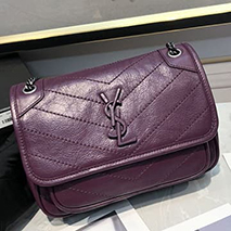 サンローラン コピー ショルダーバッグ ニキ ベイビー クリンクルヴィンテージレザー Sad57631