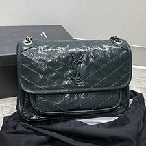 サンローラン スーパーコピー ショルダーバッグ ニキ ミディアム クリンクルヴィンテージレザー Saz69051