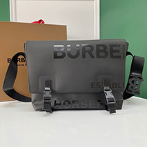 バーバリー コピー ショルダーバッグ ブラック Horseferry Print バッグ Bad49047