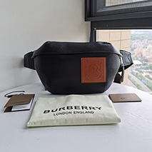 バーバリー コピー ショルダーバッグ ロゴエンボス レザー ソニー バムバッグ Bar73791