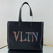 ヴァレンティノ 偽物 トートバッグ ショッピングバッグ NEON VLTN キャンバス ミディアム XY2B0A35DJKN78