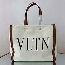 ヴァレンティノ スーパーコピー トートバッグ ショッピングバッグ NEON VLTN キャンバス ミディアム Vui76345