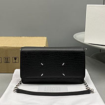 メゾンマルジェラ コピー レザー チェーン ウォレット ショルダーバッグ Max63337