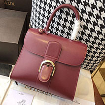 デルヴォー スーパーコピー ハンドバッグ ブリヨン Ivoryステッチ ミディアムハンドバッグ Det82089