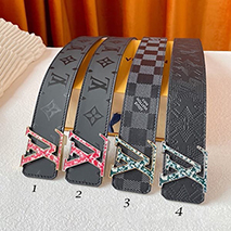ルイヴィトン 偽物 ベルト LV シャドウ 40MMリバーシブル 4色 vug89413
