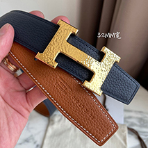 エルメス スーパーコピー ベルト ベルトバックル H オ カレ リバーシブルベルト 32mm erv93785