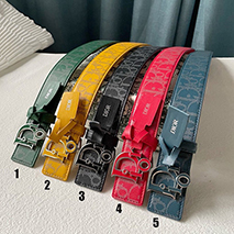 ディオール スーパーコピー オブリーク 35mm リバーシブルベルト WORLD TOUR 5色 dem26027
