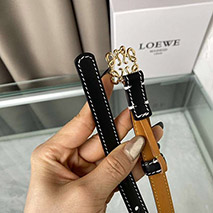 ロエベ コピー カーフレザー アナグラム ベルト 激安 1.5 cm loe90764