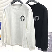 クロムハーツ スーパーコピー ホースシュー フローラル ロンT 長袖 Kuy88929