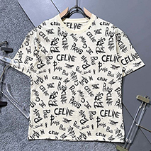 セールセリーヌ 偽物 コットンジャージー Tシャツ Cee58007